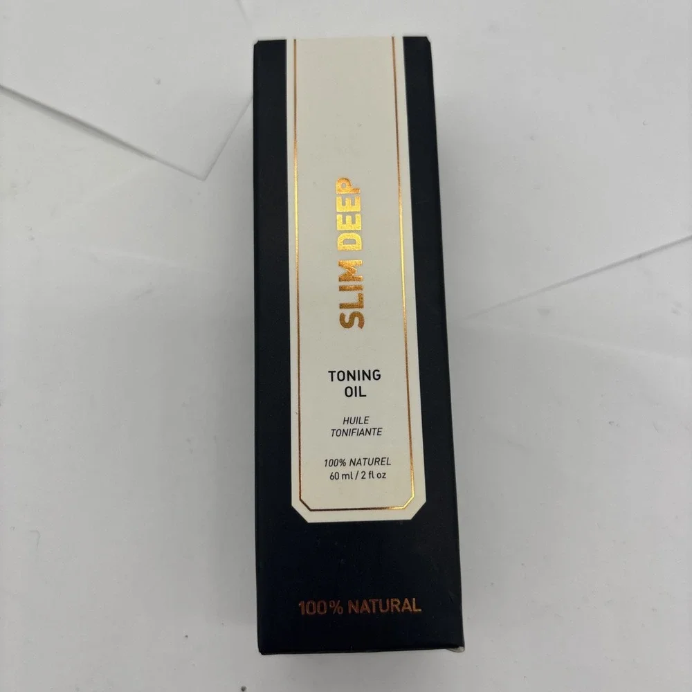 Slim Deep Toning Oil 100% Natural 2 oz New with Box